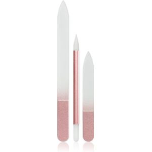 Crystal Bohemia - Gift Set - Cosmetica Set - Pink - 3 Glasnagelvijlen