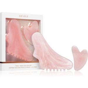 Zoë Ayla - Gua Sha Set - Massage-instrument - 2 stuks - Voor Gezicht en Lichaam