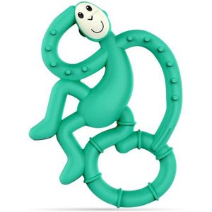 Matchstick Monkey Mini Monkey Teether bijtring met een antimicrobieel ingrediënt Green 1 st