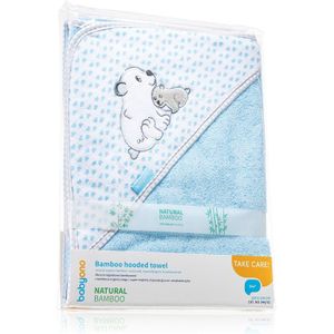 BabyOno Towel Bamboo handdoek met kap van bamboe Blue 100x100 cm