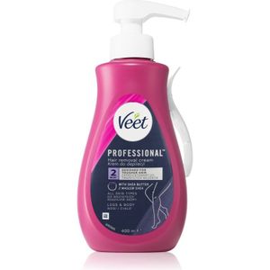 Veet Professional All Skin Types Ontharingscrème voor Alle Huidtypen 400 ml