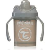 Twistshake Training Cup Grey trainingsbeker 4 m+ 230 ml