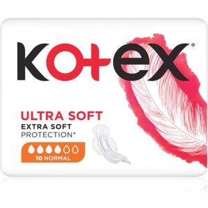 Kotex - Ultra Soft Normal - Maandverband - 10 Stuk