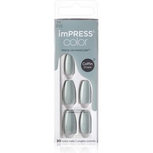 KISS imPRESS Color Medium valse nagels Going Green 30 st