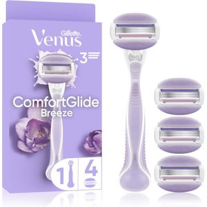 Gillette - Venus ComfortGlide Breeze - Scheerapparaat + Vervangende Messjes - 4 st