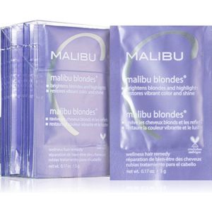 Malibu C - Wellness Hair Remedy - Intensieve Kuur - 12x5 gr - Haarmasker voor Blond en Highlighted Haar