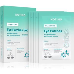 Notino - Clarifying Brightening Bio-Cellulose Eye Patches - Oogmasker - 5x2 Stuks
