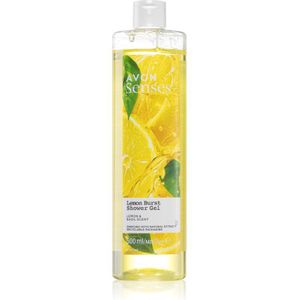 Avon - Senses Lemon Burst - Douchegel - Geel - 500 ml