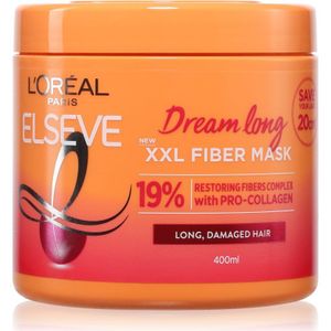 L’Oréal Paris Elseve Dream Long Herstellende Haarmasker voor Zwak, Gestresset Haar 400 ml