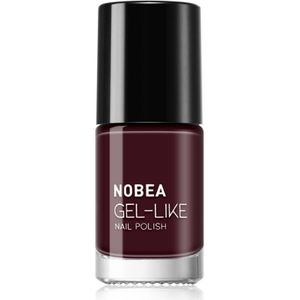 NOBEA - Day-to-Day Gel-like Nail Polish - Tint Almost Black - 6 ml