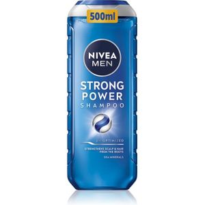 NIVEA MEN Strong Power Shampoo voor bescherming van Haarwortels en Versterking van Haargroei 500 ml