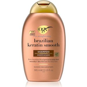 OGX Brazilian Keratin Smooth Gladmakende Shampoo voor Glanzend en Zacht Haar 385 ml