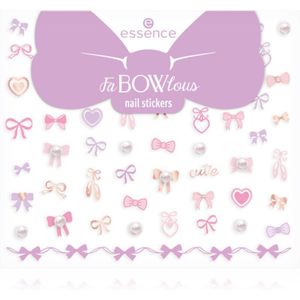 Essence - FaBOWlous - Nagelstickers - 01 Ballet Of Bows - 60 Stuks