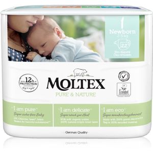 Moltex Pure & Nature Newborn Size 1 eco-wegwerpluiers 2 - 5 kg 22 st