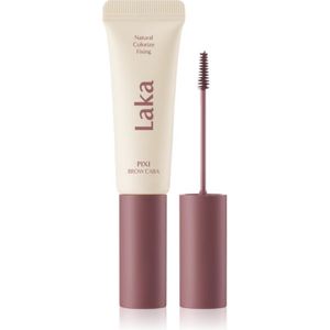Laka Pixi Brow Cara wenkbrauwmascara voor Fixatie en Vorm Tint 06 Rose Burgundy 8 g