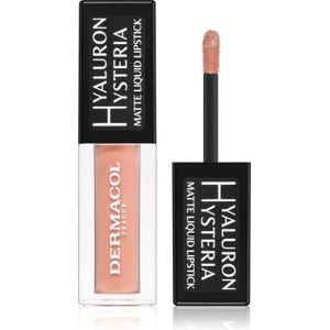 Dermacol Hyaluron Hysteria matte vloeibare lipstick Tint 02 4.5 ml