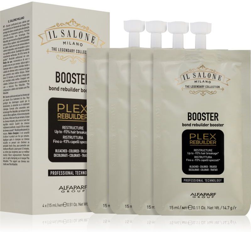 Alfaparf Milano - Il Salone Milano Plex Rebuilder - Haarserum - 4x15 ml
