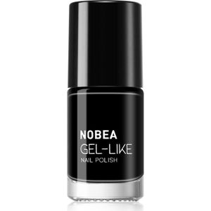 NOBEA - Day-to-Day Gel-like Nail Polish - Nagellak - Zwart - 6 ml