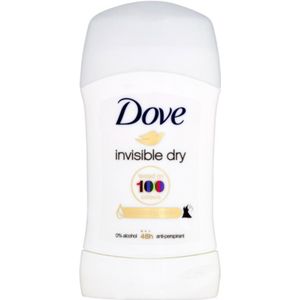 Dove Invisible Dry Antiperspirant Vaste antitranspirant tegen witte vlekken 48h 40 ml