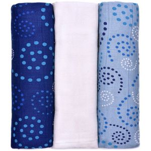 T-TOMI BIO Bamboo Diapers stoffen luiers Spirales 70x70 cm 3 st