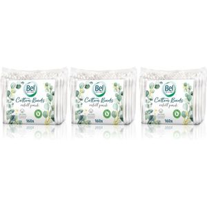 Bel Face & Body Cotton Buds wattenstaafjes handige verpakking 3x160 st