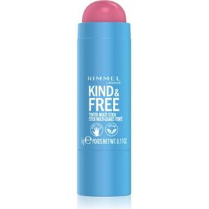 Rimmel Kind & Free multifunctionele make-up voor ogen, lippen en gezicht Tint 003 Pink Heat 5 gr