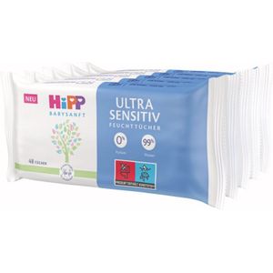 Hipp Babysanft Ultra Sensitive vochtige doekjes voor kinderen 5x48 st