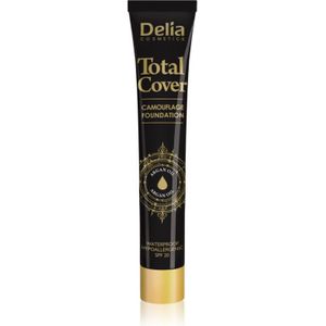 Delia Cosmetics - Total Cover - Foundation - Tint 55 Natural - 25 gr