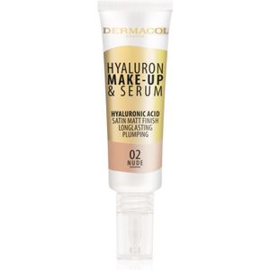 Dermacol Hyaluron Lichte Foundation met Hyaluronzuur Tint 02 Nude 25 g