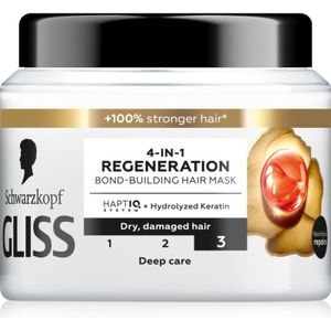 Schwarzkopf - Gliss Total Repair - Haarmasker - 400 ml - Voor Droog en Beschadigd Haar