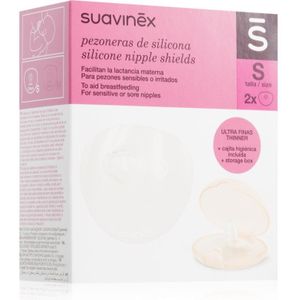 Suavinex Zero Zero Silicone Nipple Shields tepelbeschermers Maat S 21 mm 2 st