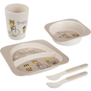 canpol babies Bonjour Paris Set etensset voor Kinderen Beige 5 st