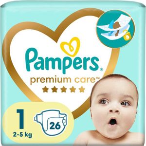 Pampers Premium Care Size 1 wegwerpluiers 2-5 kg 26 st