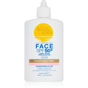 Bondi Sands SPF 50+ Fragrance Free Tinted Face Fluid Getinte Beschermingscrème voor het Gezicht SPF 50+ 50 ml