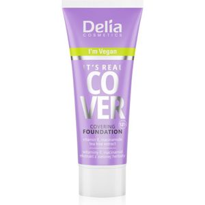 Delia Cosmetics - It's Real Cover - Dekkende Make-up Tint - 206 Honey - 30 ml