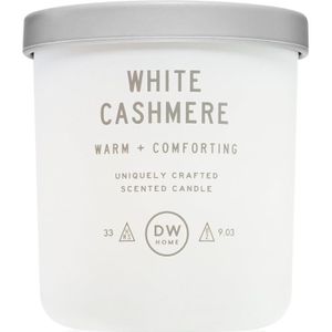 DW Home Text White Cashmere geurkaars 255 g