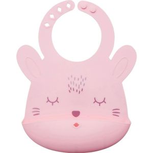 Tiny Twinkle Silicone Roll-up Bibs slab Rose Bunny 4m+ 1 st