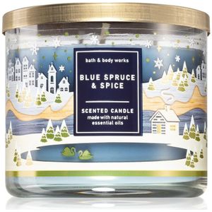 Bath & Body Works Blue Spruce & Spice geurkaars 411 gr