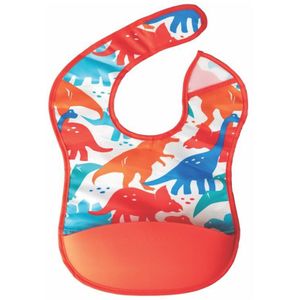 Tiny Twinkle Bib Red Dino slab 1 st