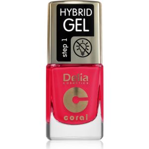 Delia Cosmetics Coral Nail Enamel Hybrid Gel Gel Nagellak Tint 148 11 ml