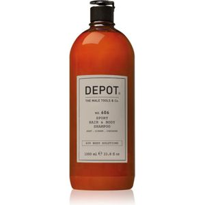Depot - No. 606 Sport - Hair & Body Shampoo - 1000 ml - Voor Mannen