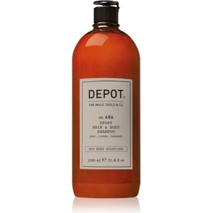 Depot No. 606 Sport Hair & Body Shampoo voor haar en lichaam 1000 ml