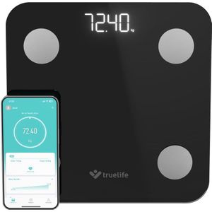 TrueLife - FitScale W1 - Digitale Weegschaal - Zwart