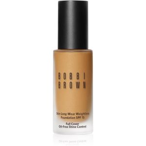 Bobbi Brown Skin Long-Wear Weightless Foundation Langaanhoudende Make-up SPF 15 Tint Natural Tan (W-054) 30 ml
