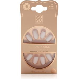 SOSU Cosmetics Salon Nails valse nagels Tint Marshmallow 30 st