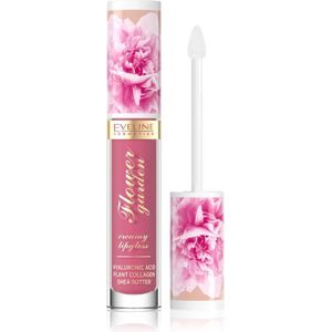 Eveline Cosmetics Flower Garden Crèmige Lipgloss met Hyaluronzuur Tint 03 Magnolia Charm 4,5 ml