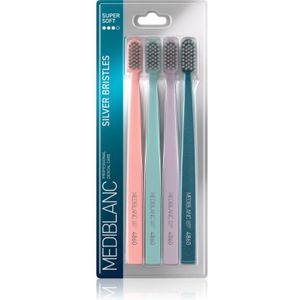 MEDIBLANC - Toothbrush Super Soft - Tandenborstels - 4 stuks