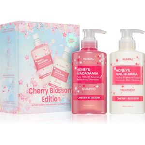 KUNDAL Honey & Macadamia Cherry Blossom Edition Gift Set voor het Haar
