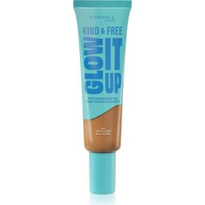 Rimmel - Kind & Free Glow It Up - Foundation - Tint 400 Natural Beige - 30 ml