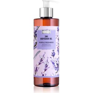 BIOBAZA - 3in1 Body&Hair Gel - Purple Freshness - Shampoo Conditioner en Douchegel - 400 ml